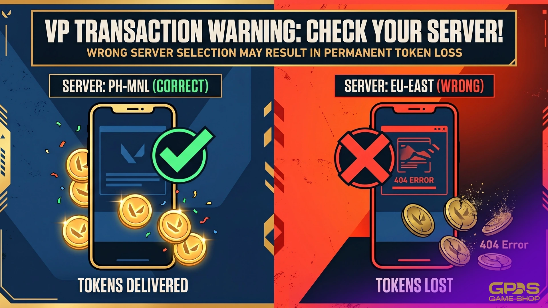 Warning about the mistake of topping up Honor of Kings tokens on the wrong server